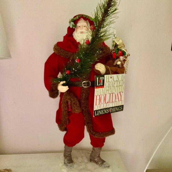 Fabric Mache Father Christmas - Picture 1 of 7